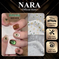 Nail Sticker Bohemia MO-614- Mysterious Bohemia zodiac style - Metallic and stone Sticker
