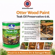 Otter Wood Paint Teak Oil Preservative 0.9L