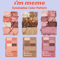 I'm Meme Eye Palette, Color Pattern, Korean Makeup, Vibrant Eyeshadow, Blendable Colors, Cruelty Fre