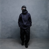 Jacket Gorpcore Anorak Montain Waterproof Art Nagoya Waterproof Windbreakers Series Navy