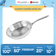 (Chỉ 25-29.06)Chảo inox 3 lớp nguyên khối Elmich Trimax EL-3846OL size 24cm