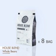 Mezzo : เมล็ดกาแฟ คั่ว 8 ถุง (Roasted Coffee Beans House Blend 8 bags)