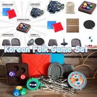 Squid Game 2 Korean Traditional Play Game Set Jebi Chagi | Gonggi | Biseokchigi | Paeng-y | DDAKJI