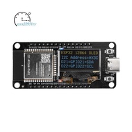 ESP32 ESP-WROOM-32D   Development Board CH340 with 0.96 OLED Screen Yellow Blue Display