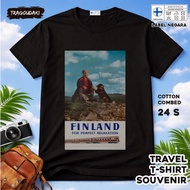 FINLAND 18-Piece SOUVENIR T-Shirt FINLAND STATETAG COTTON 24S SOUVENIR PREMIUM GIFT