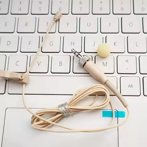 Pro Lavalier Lapel Clip-on Microphone For Sennheiser SK100 SK300 SK500 G1 G2 G3 (3.5mm 1/8" Screw Lo