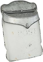 Vintage Mailbox Classic Cast Iron Post Box Wall Mount Drop Box Home Outdoor Parcel Box Medium Capaci