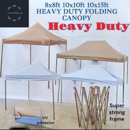 8x8ft, 10x10 ft, 10x15ft  folding canopy / folding tent/ canopi bazzar / khemah (full set) payung ni