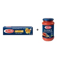 (Bundle Deal) Barilla Spaghetti No.5, 500g + Barilla Bolognese Sauce Pasta Sauce, 400g
