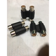 JACK H RCA 2way Connector RCA connection 2p 2-2 RCA socket cover