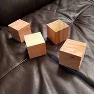 Wooden Cube Block 6 cm x 6 cm x 6 cm