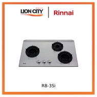 Rinnai RB-3Si  3 Inner Burner Built-In Hob Stainless Steel Top Plate