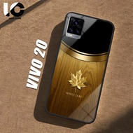 HP Casing VIVO V20 Softcase VIVO V2025 V2024 Glossy Case Shiny Glass Casing Protective Mobile Phone 