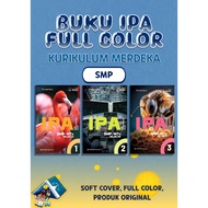ERLANGGA IPA FULL COLOR BOOK GRADE 7 8 9 / 1 2 3 SMP VOLUME a/B INDEPENDENT CURRICULUM