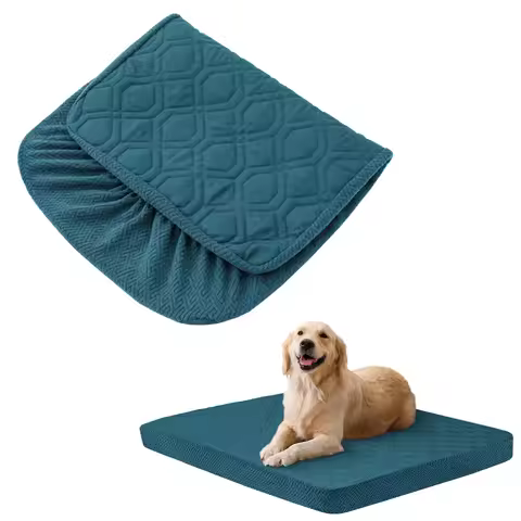 Dog Bed Covers Replacement Washable - Waterproof Dog Bed Covers Quilted, Water Absorbable Pet Puppy 