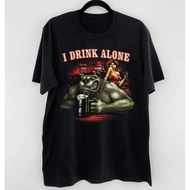 1991 George Thorogood I Drink Alone Concert Tshirt Black Men