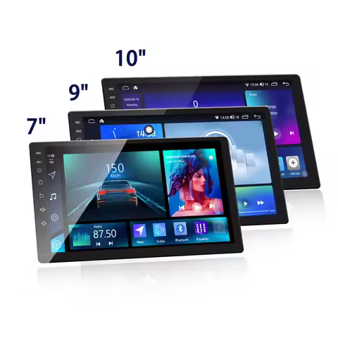 Android 1Din Car Dvd Player 2 Din 7" 9" 10" Android Stereo Bt FM Digital Signal Processor Radio Para