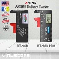 ANENG BT-168 PRO Universal Battery Tester Digital LCD & Analog Checker for AA AAA C D 9V Button Cell