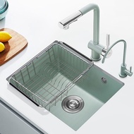 Small sink home kitchen bar quartz stone sink Topmount & Undermount White Black Green Colorful sink