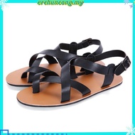 Big Size 37-46 Good Soft Men's Leather Gladiator Sandal Shoes Outdoor Beach Waterproof