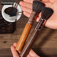 FOREVERGO Coffee Brush Grinder Cleaning Tool Wood Handle Espresso Machine Cleaner Powder Dusting Kit