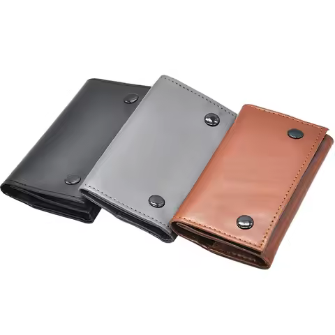 Tobacco Pouch Case Bag PU Leather Pipe Cigarette Holder Smoking Paper Holder Case Wallet Bag Portabl
