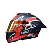 Spyder Neo Full-Face Helmet Ronin G Energy S1 Free Clear Visor