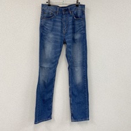 Levi's 505 牛仔褲，拉鍊門襟，靛藍色，W30 碼，古著。