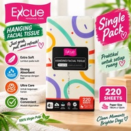 Excue Hanging Facial Tissue 220 sheets (4 ply)