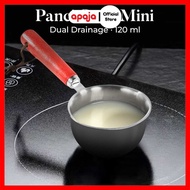 Apaja Mini Sauce Pan Stainless Steel 410 Dual Drainage Milk Pan - HK1
