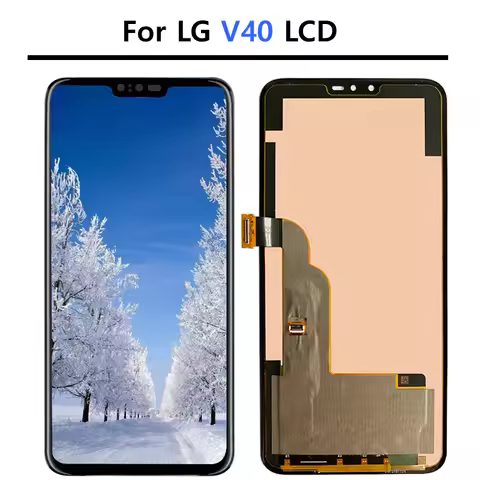 Original 6.4" AMOLED LCD Screen For LG V50 ThinQ 5G LCD Display Touch Screen Digitizer For LG V40 Th