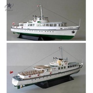 [Fenteer] 1/100 Lilla Weneda Coast Ferry Boat Model Kit Education Game Papercraft Toy for Kids Adult