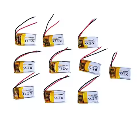 ZX 10 pcs/lot 401220 3.7V 80mAH Li Polymer battery for Bluetooth headset mouse bracelet wrist watch 