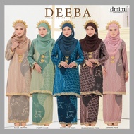 Kurung Deeba Kurung Pahang Labuh Printed Labuh Dobby Silk by Dmimi