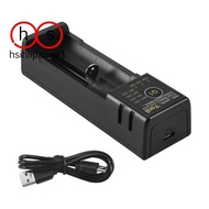 18650 Battery Charger 26650 Usb Smart Nickel Hydrogen Aa Aaa 21700 Single Slot Lithium Battery Charg
