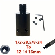 Automotive Fuel  Filter Adapter 1/2-28 to 16mm/12mm, Oil Filter Adapter 5/8-24 to 16mm/12mm, Suitabl