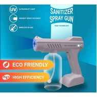 Nano Spray Gun Atomization Disinfection Gun Household Blu-Ray Wireless Handheld USB Rechargeable Disinfection Spray Gun
