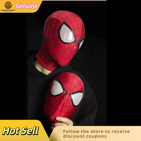New High Quality Brand New Day Spider Man Headset Handmade Eye Magnet Adsorption Movie Restoration M