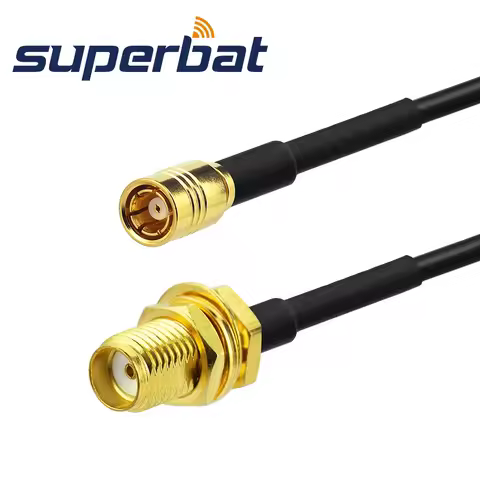 Superbat SMA Jack to SMB Female Connector DAB/DAB+ Car Radio Aerial Adaptor Cable for Grundig DAB RG