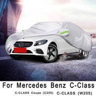 Full Car Covers Outdoor Sun UV Protection Dust Rain Snow Oxford cloth Protective For C-CLASS Benz W2