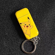 Pikachu Ordinary Flame Lighter With Keychain/Api biasa Korek Api