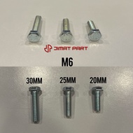 [TERMURAH] SCREW BH M6 20MM 25MM 30MM STAINLESS STEEL 20 biji
