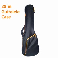 Guitalele Case Ukulele กระเป๋า28 30นิ้ว13มม. กระเป๋าเป้สะพายหลังกันน้ำ Mini Guitar Ukelele Guitarra Baritone Big Beige อุปกรณ์เสริม Gig