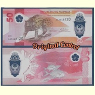 Uang Aaing 50 Peso FILIPINA Polymer ORIGINAL ( 1 LEMBAR UANG ASLI )