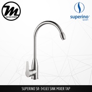 SUPERINO SR34163 Kitchen Sink Faucet Stainless Steel SUS 304 Pillar Mixer Tap