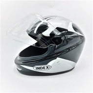 Nón bảo hiểm fullface INDEX Thái  kiểu dáng nhẹ bảo vệ tốt size L-Xl phom đầu trung bình đến to-Huon