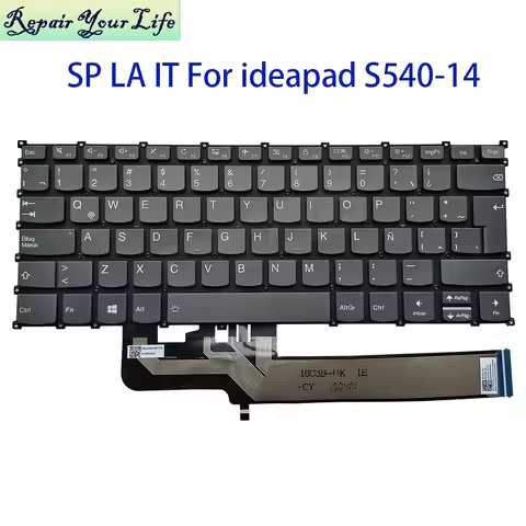 Italian Latin Spanish Backlight Keyboard For Lenovo Ideapad S540-14 S540-14IWL S540-14API S540-14IML