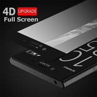 4D GLASS For Sony XA2 XA1 XA Ultra XA1 Plus XZ Premium X Compact Curved Edge Tempered Glass Screen P