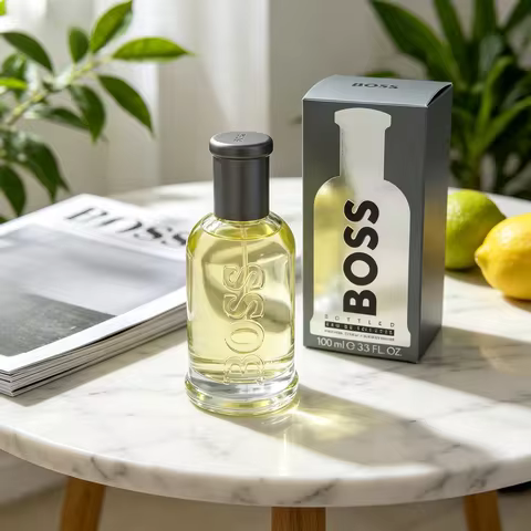 Hugo Boss Bottled Eau de Toilette – Woody Men's Cologne – With Notes of Apple, Cinnamon & Wood – Lon