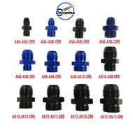 Universal ORB Fuel Line Hose Straight Fitting Male Adapter AN to AN O-Ring Boss AN4 AN6 AN8 AN10 AN1